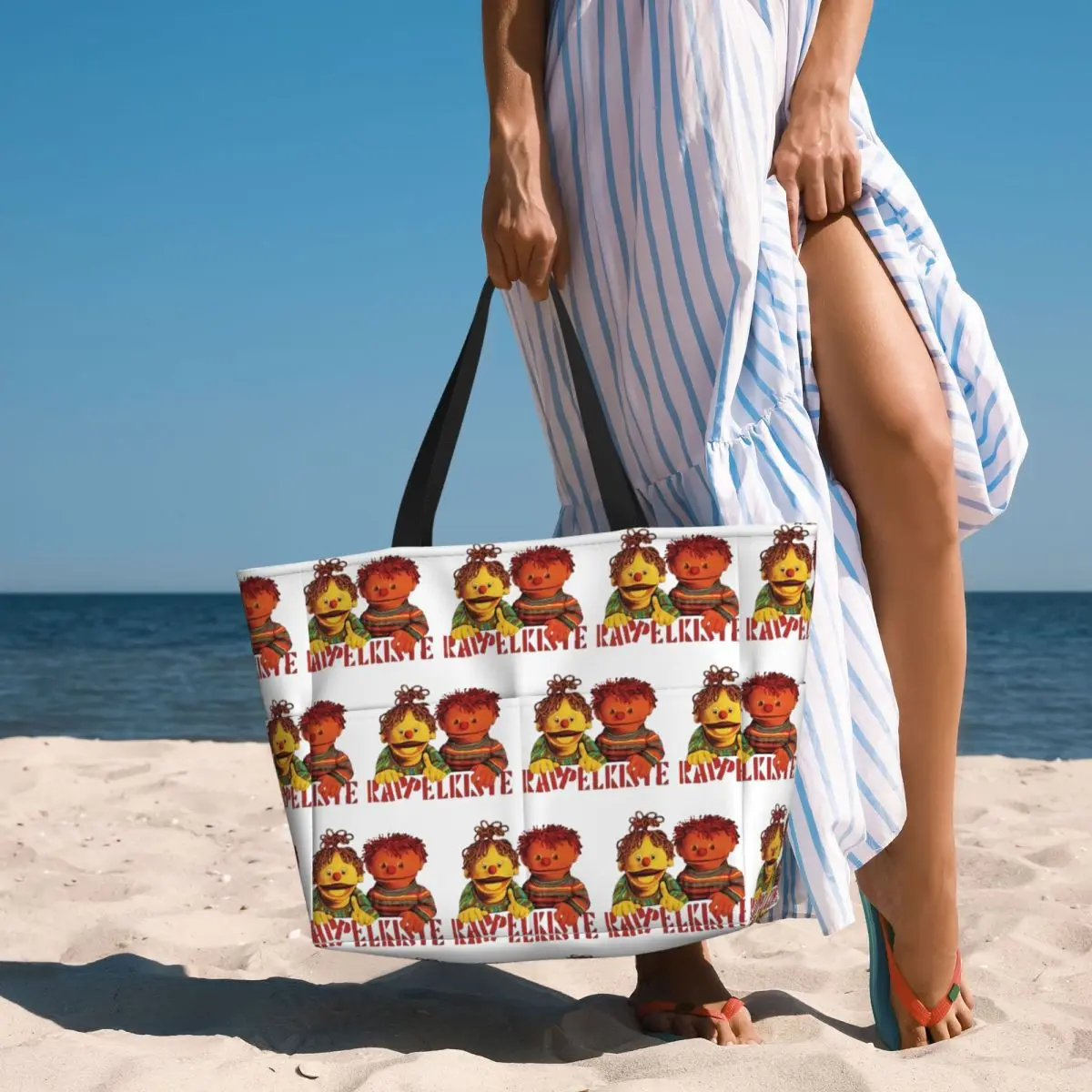Yoga Und Fitness - Ratz Und Rube Rappelkiste Beach Tote