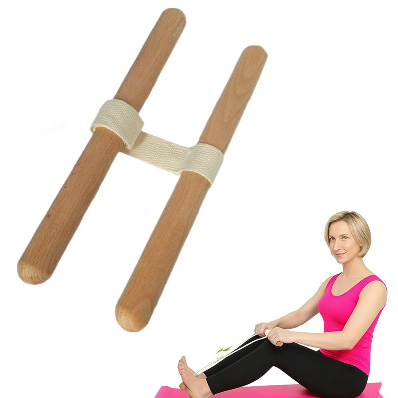 Yoga Fitness Exercises - Hamstring Stretcher Adjustable Flex Strap For