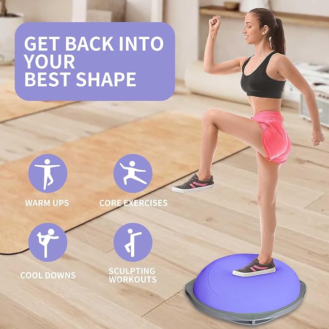 70cm Bosu Balance Ball, Anti-S - đánh giá và giá Yoga Fitness Gym
