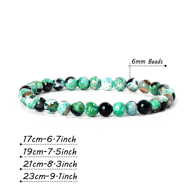 6 8MM Ban Đầu Sọc Agat Vòng Ta - đánh giá và giá Yoga Fitness Gifts