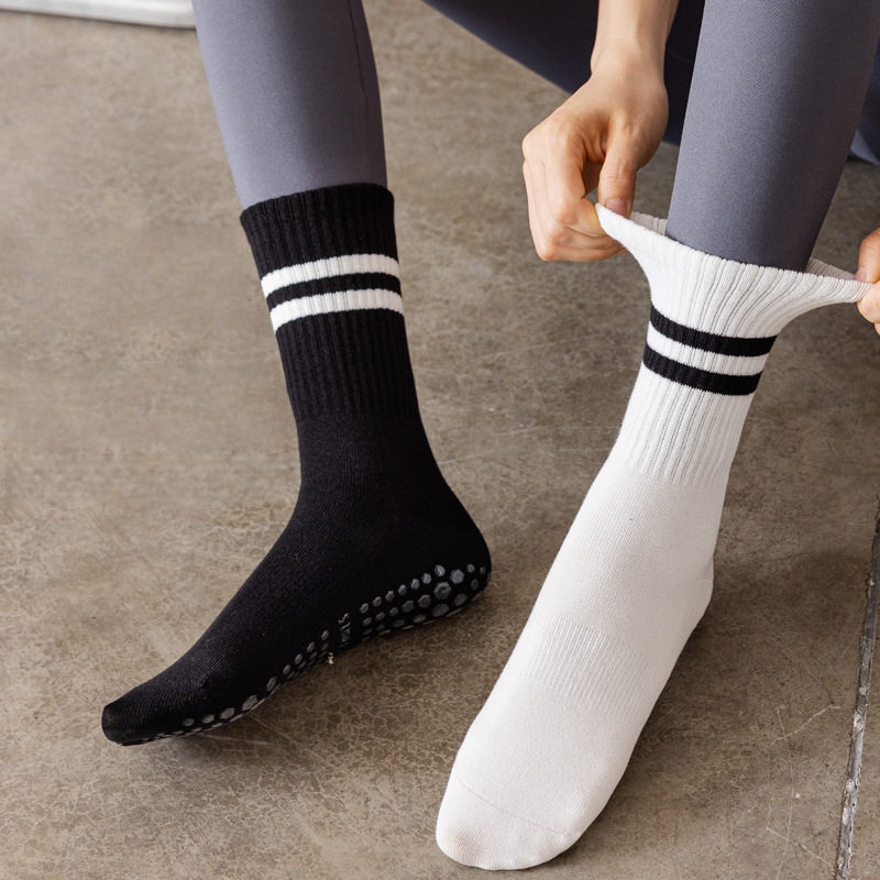 Women Non Slip Yoga Socks, Gri - đánh giá và giá Yoga Fitness Gym