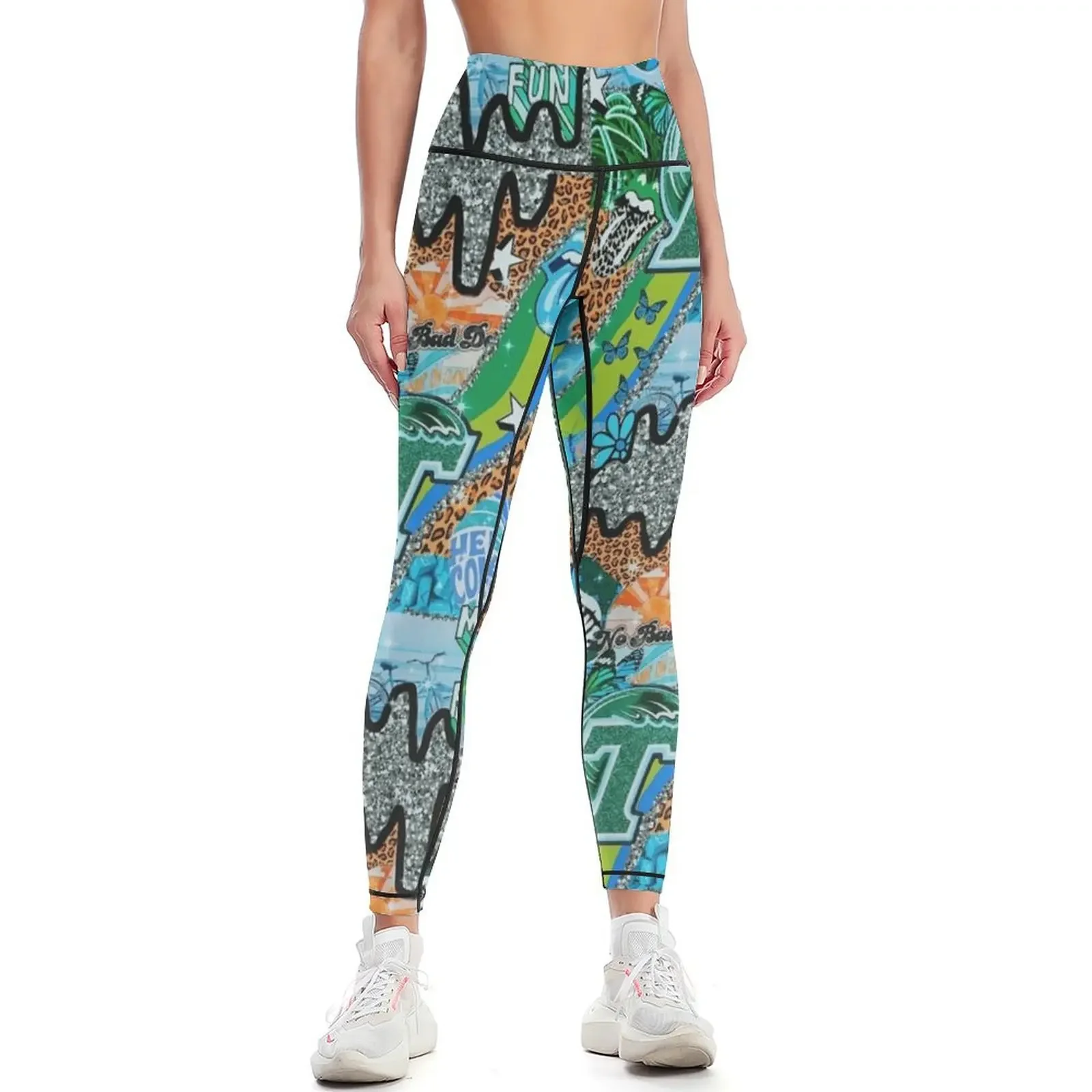 TU WALLPAPER Leggings Women's  - đánh giá và giá Yoga Fitness Wallpaper