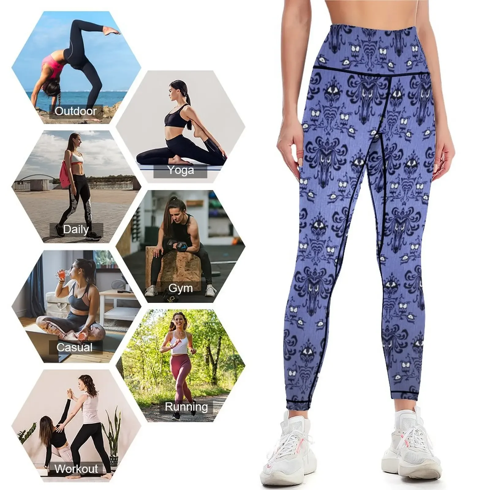 Haunted Mansion Wallpaper Legg - đánh giá và giá Yoga Fitness Wallpaper