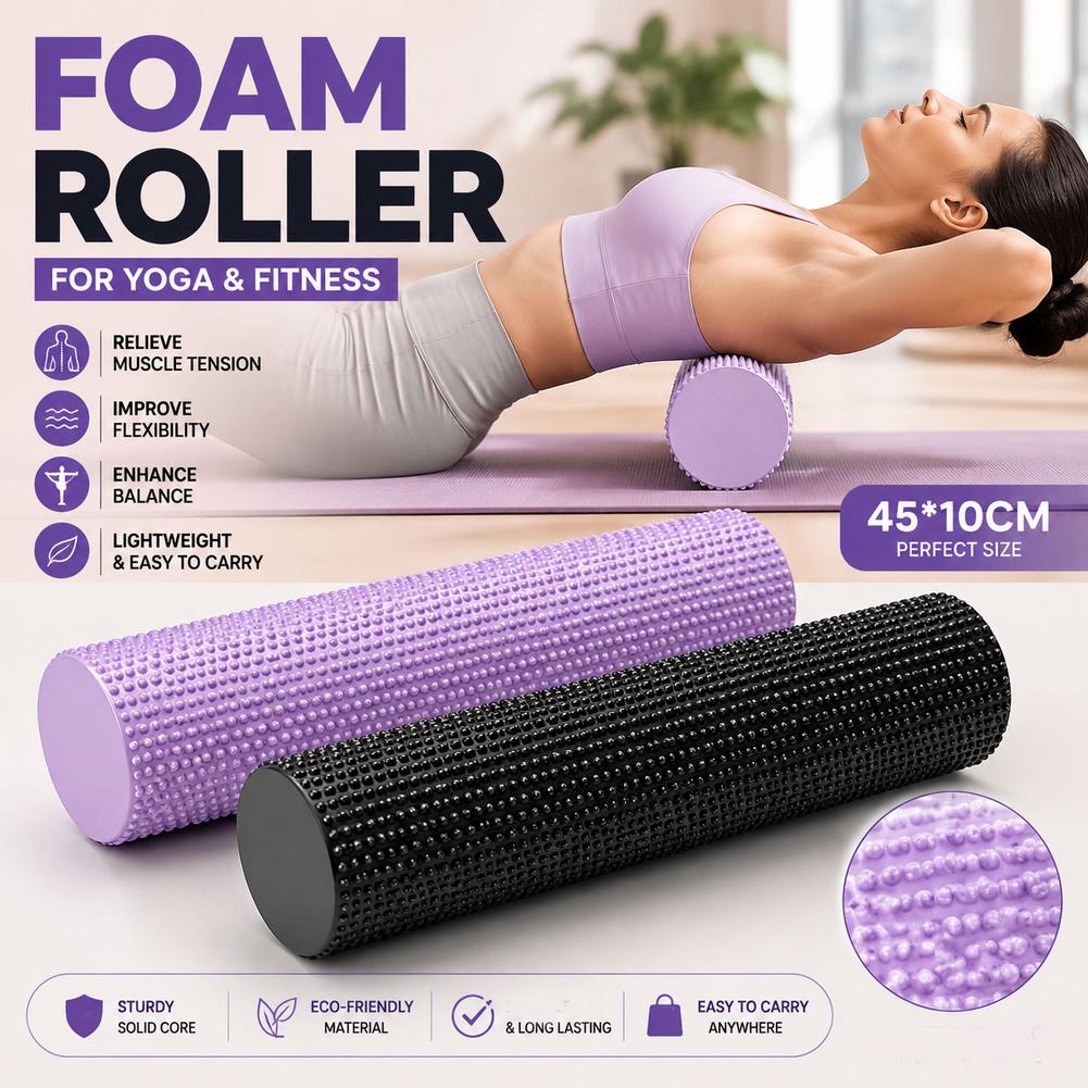 EVA High Density Yoga Foam Rol - đánh giá và giá Yoga Fitness Exercises