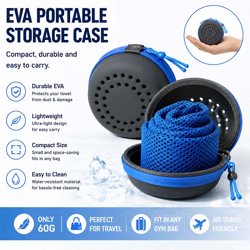 Instant Cooling Towel with EVA - đánh giá và giá Yoga Fitness Gym