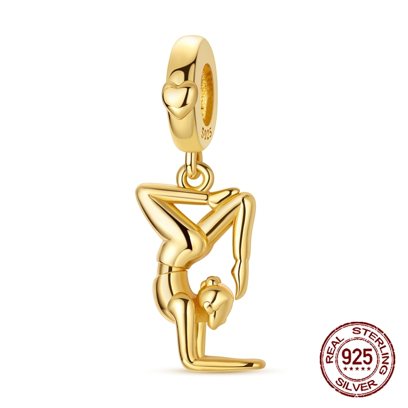 925 Sterling Silver Golden Yog - đánh giá và giá Yoga Fitness Gifts