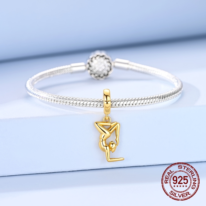 925 Sterling Silver Golden Yog - đánh giá và giá Yoga Fitness Gifts