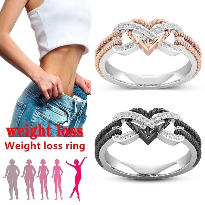 Black Rose Gold Color Heart Ri - đánh giá và giá Yoga Fitness Gifts
