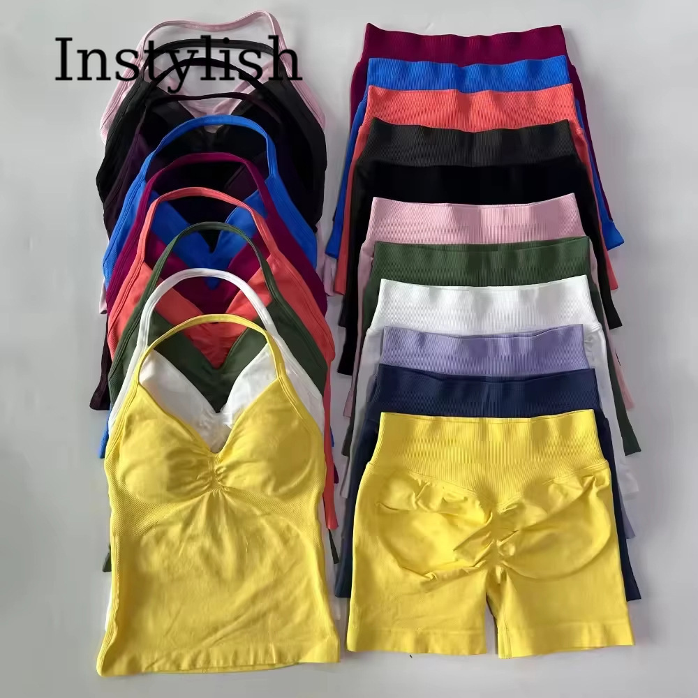 Women Seamless Yoga 2 Piece Se - đánh giá và giá Yoga Fitness Gym